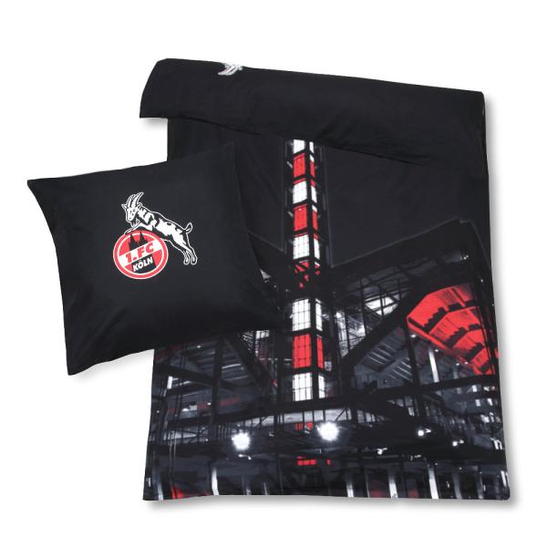 1. FC Köln Bettwäsche "Stadion" 135 x 200 cm 135 x 200 cm | 80 x 80 cm 100 % Baumwolle